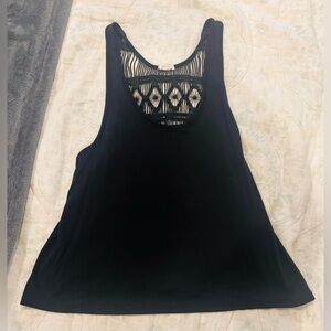 Garage flowy crop top with super cute open back knit detail.BUNDLE ITEM ONLY